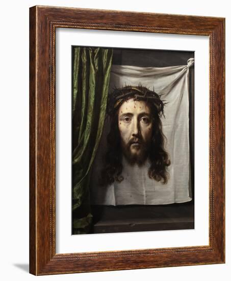 St Veronica's Veil, C.1640-Philippe De Champaigne-Framed Giclee Print