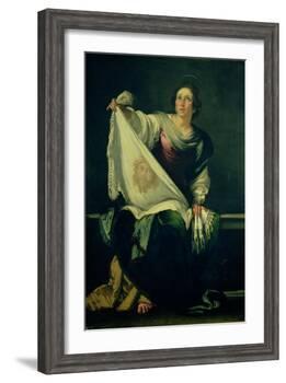 St. Veronica-Bernardo Strozzi-Framed Giclee Print