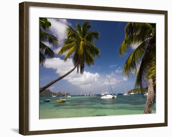 St. Vincent and the Grenadines, Bequia, Port Elizabeth, Admiralty Bay-Walter Bibikow-Framed Photographic Print