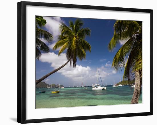 St. Vincent and the Grenadines, Bequia, Port Elizabeth, Admiralty Bay-Walter Bibikow-Framed Photographic Print