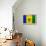 St. Vincent And The Grenadines Flag Design with Wood Patterning - Flags of the World Series-Philippe Hugonnard-Framed Stretched Canvas displayed on a wall