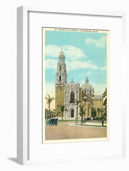 St. Vincent's Cathedral, Los Angeles, California-null-Framed Art Print