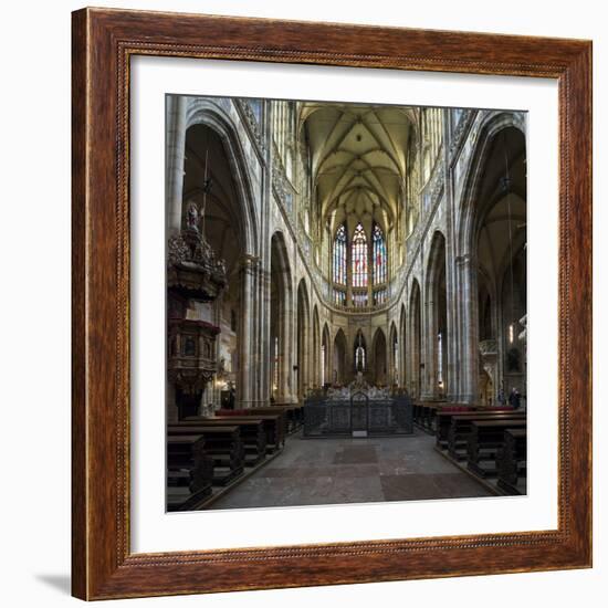 St. Vitus Cathedral, Prague, Czech Republic, Europe-Ben Pipe-Framed Photographic Print