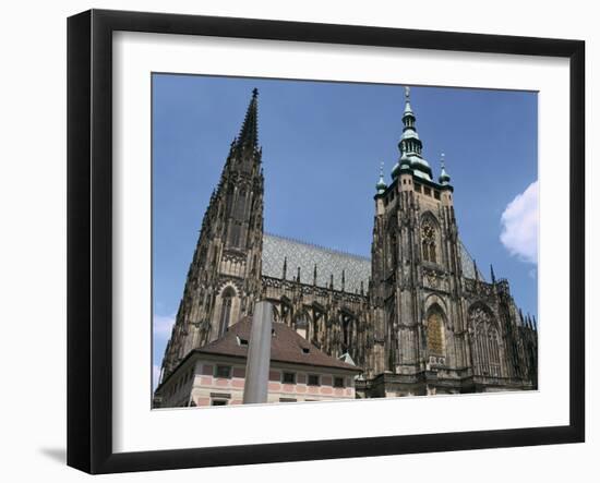 St Vitus Cathedral, Prague, Czech Republic-Peter Thompson-Framed Photographic Print