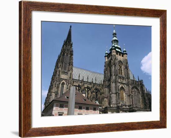 St Vitus Cathedral, Prague, Czech Republic-Peter Thompson-Framed Photographic Print