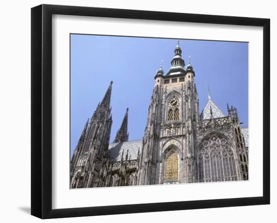St Vitus Cathedral, Prague, Czech Republic-Peter Thompson-Framed Photographic Print