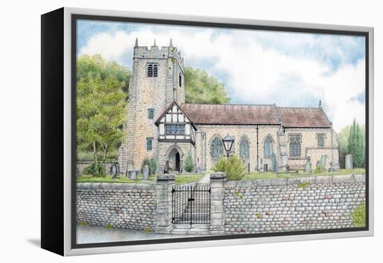 St Wilfrid's Church, Halton, Lancashire, 2009-Sandra Moore-Framed Premier Image Canvas