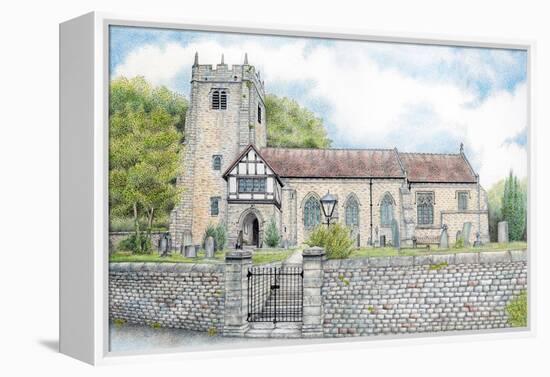 St Wilfrid's Church, Halton, Lancashire, 2009-Sandra Moore-Framed Premier Image Canvas