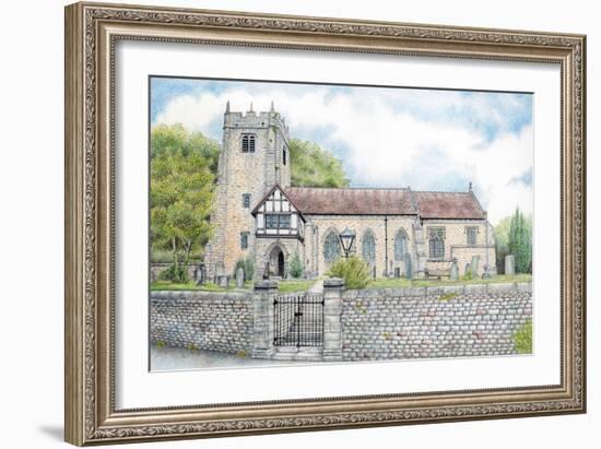St Wilfrid's Church, Halton, Lancashire, 2009-Sandra Moore-Framed Giclee Print
