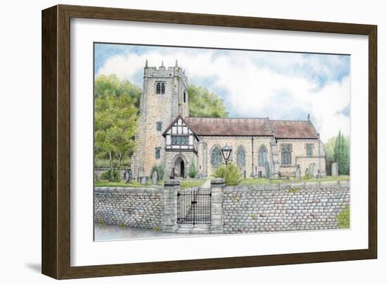 St Wilfrid's Church, Halton, Lancashire, 2009-Sandra Moore-Framed Giclee Print