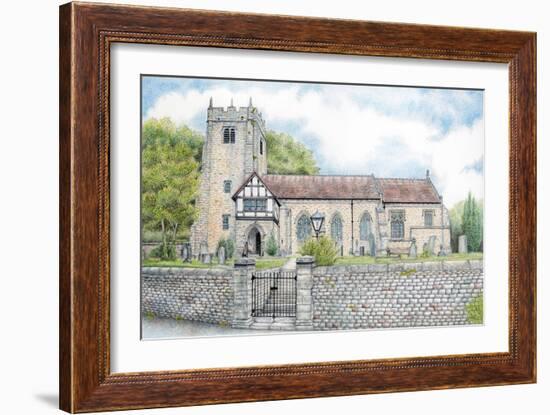 St Wilfrid's Church, Halton, Lancashire, 2009-Sandra Moore-Framed Giclee Print