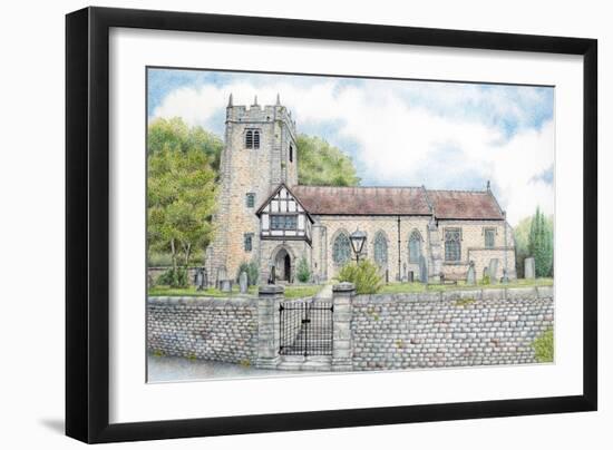 St Wilfrid's Church, Halton, Lancashire, 2009-Sandra Moore-Framed Giclee Print