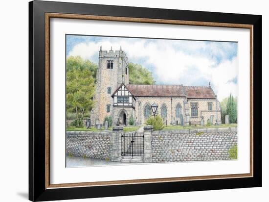 St Wilfrid's Church, Halton, Lancashire, 2009-Sandra Moore-Framed Giclee Print