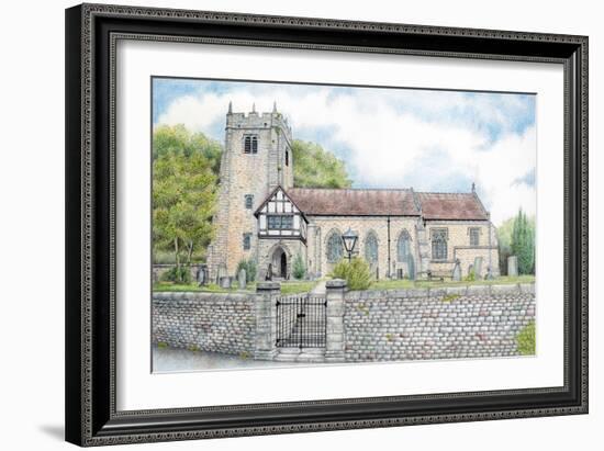 St Wilfrid's Church, Halton, Lancashire, 2009-Sandra Moore-Framed Giclee Print