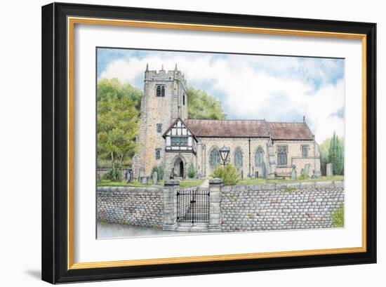 St Wilfrid's Church, Halton, Lancashire, 2009-Sandra Moore-Framed Giclee Print