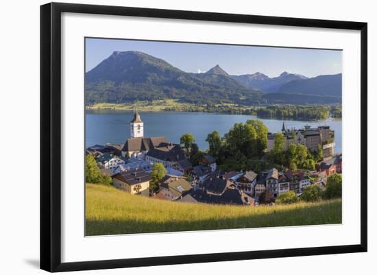St. Wolfgang, Wolfgangsee Lake, Flachgau, Upper Austria, Austria-Peter Adams-Framed Photographic Print