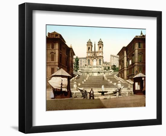 Sta. Trinita Dei Monti, Rome-null-Framed Giclee Print