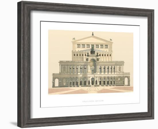 Staatsoper, Dresden-Andras Kaldor-Framed Art Print