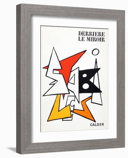 Stabiles I (Cover) from Derriere Le Miroir-Alexander Calder-Framed Collectable Print