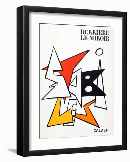 Stabiles I (Cover) from Derriere Le Miroir-Alexander Calder-Framed Collectable Print