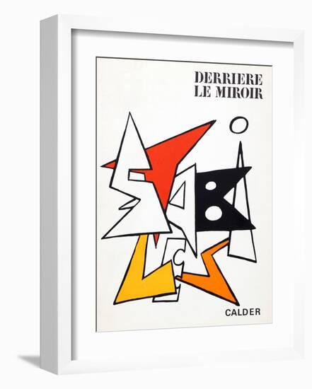 Stabiles I (Cover) from Derriere Le Miroir-Alexander Calder-Framed Collectable Print