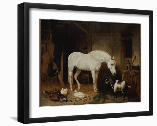 Stable Companions-John Frederick Herring I-Framed Giclee Print