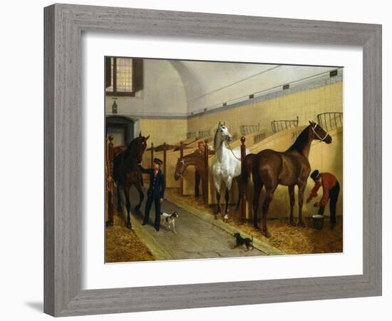 Stables, 1848-Filippo Palizzi-Framed Giclee Print