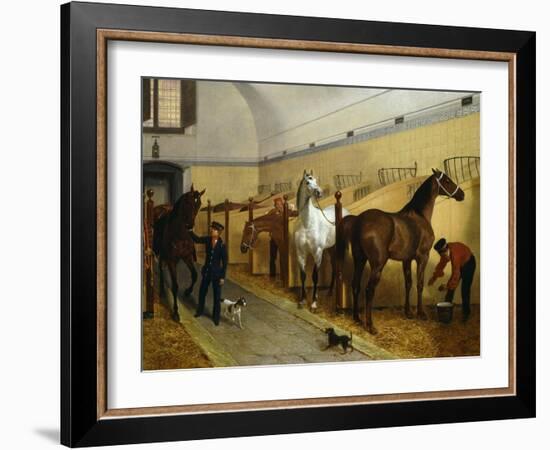 Stables, 1848-Filippo Palizzi-Framed Giclee Print