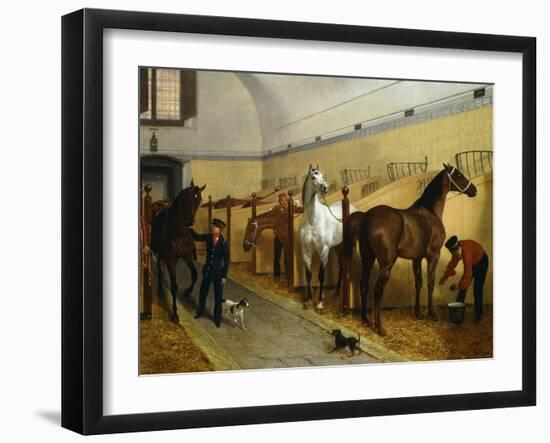 Stables, 1848-Filippo Palizzi-Framed Giclee Print