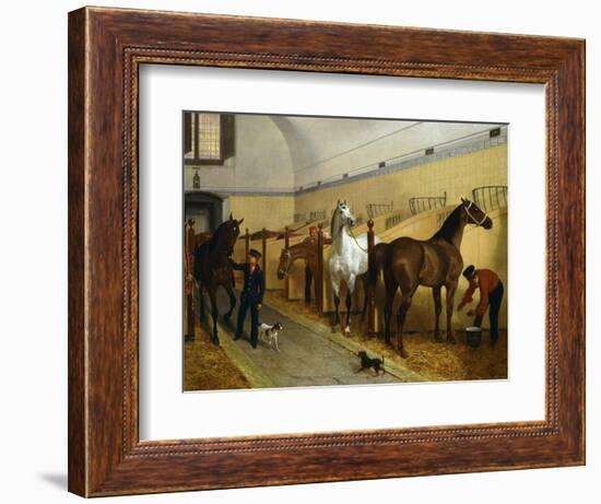 Stables, 1848-Filippo Palizzi-Framed Giclee Print