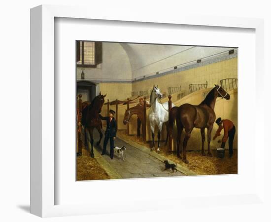 Stables, 1848-Filippo Palizzi-Framed Giclee Print