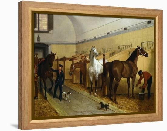 Stables, 1848-Filippo Palizzi-Framed Premier Image Canvas