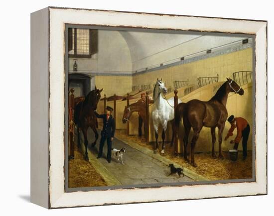 Stables, 1848-Filippo Palizzi-Framed Premier Image Canvas