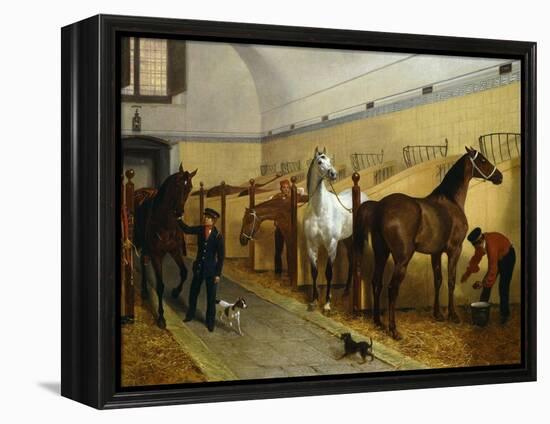 Stables, 1848-Filippo Palizzi-Framed Premier Image Canvas