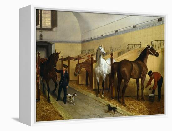 Stables, 1848-Filippo Palizzi-Framed Premier Image Canvas