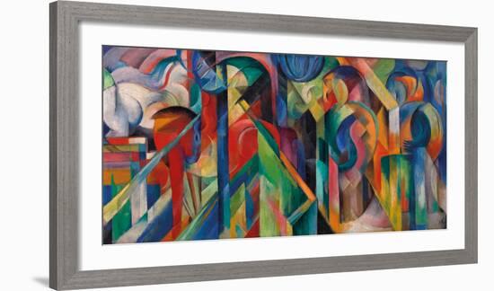 Stables, 1913-Franz Marc-Framed Art Print