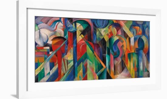 Stables, 1913-Franz Marc-Framed Art Print