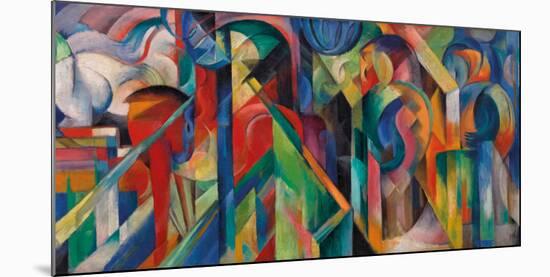Stables, 1913-Franz Marc-Mounted Art Print