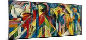 Stables (Stallungen), 1913-Franz Marc-Mounted Giclee Print