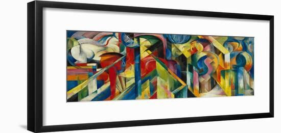 Stables (Stallungen), 1913-Franz Marc-Framed Giclee Print