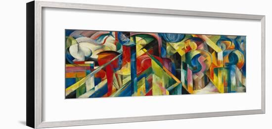 Stables (Stallungen), 1913-Franz Marc-Framed Giclee Print