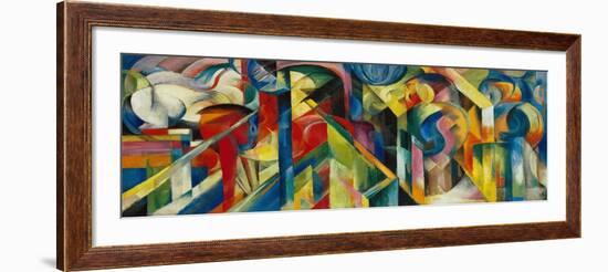 Stables (Stallungen), 1913-Franz Marc-Framed Giclee Print