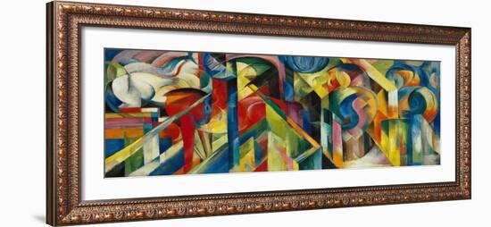 Stables (Stallungen), 1913-Franz Marc-Framed Giclee Print