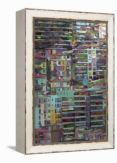 Stack II-James Burghardt-Framed Stretched Canvas