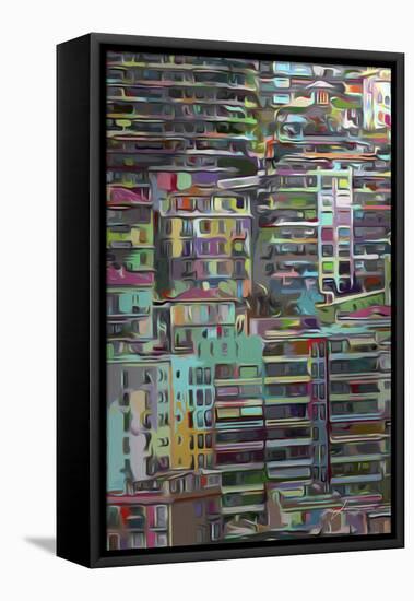 Stack II-James Burghardt-Framed Stretched Canvas