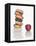 Stack of Donuts and One Apple-null-Framed Premier Image Canvas