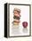 Stack of Donuts and One Apple-null-Framed Premier Image Canvas