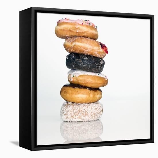 Stack of Donuts-null-Framed Premier Image Canvas