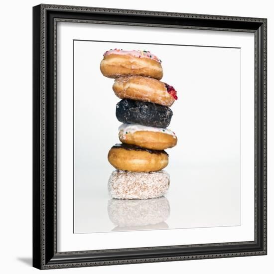 Stack of Donuts-null-Framed Photographic Print