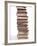 Stack of Old Hardcover Books-null-Framed Photographic Print